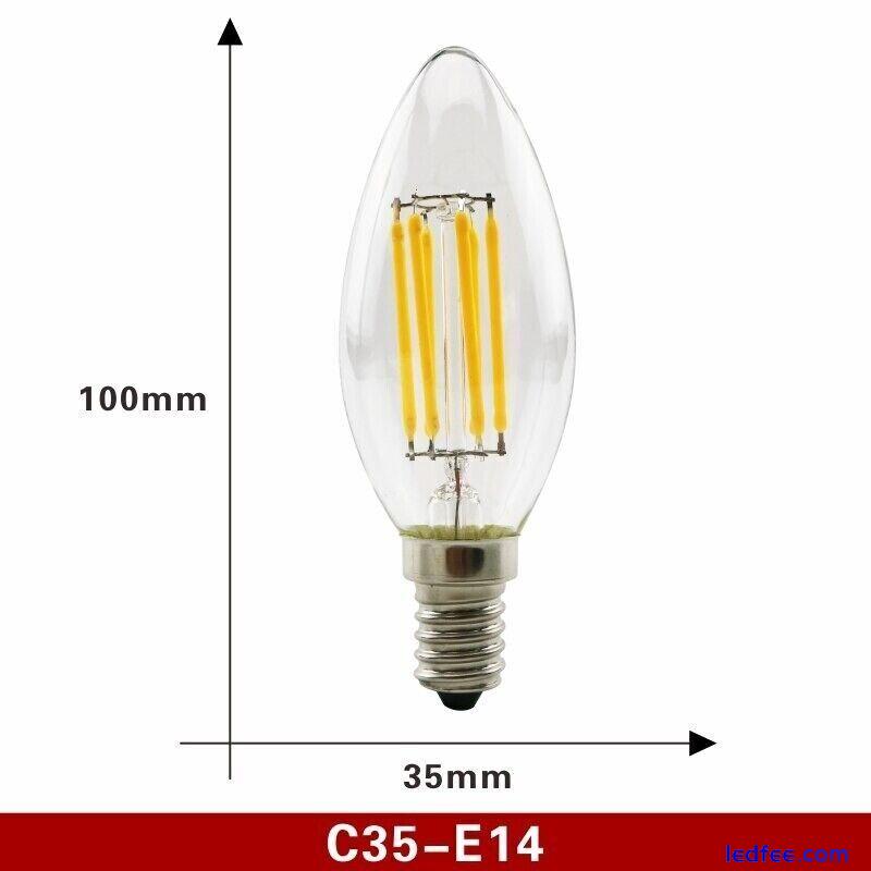 E27 E14 Led Light Bulb Retro Style Edison Vintage Industy Filament Antique Lamp 4 
