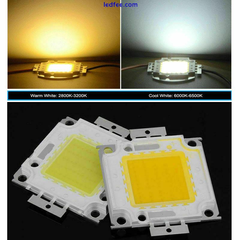 LED Chip COB Light High Power SMD Bulb 100W 50W 70W 30W 20W 10W Floodlight Lamp 3 