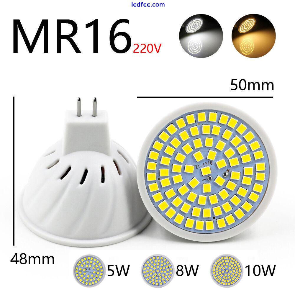 MR16 GU10 E14 E27 LED Bulb 5W 10W Spot Energy Saving Cool/Warm White Spotlight 2 