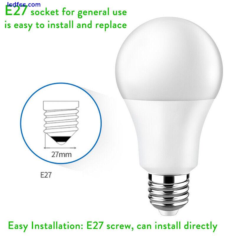 E27 LED Globe Light Bulbs Lamp 3W-20W 220V Energy Saving Cool White Wide Beam 2 