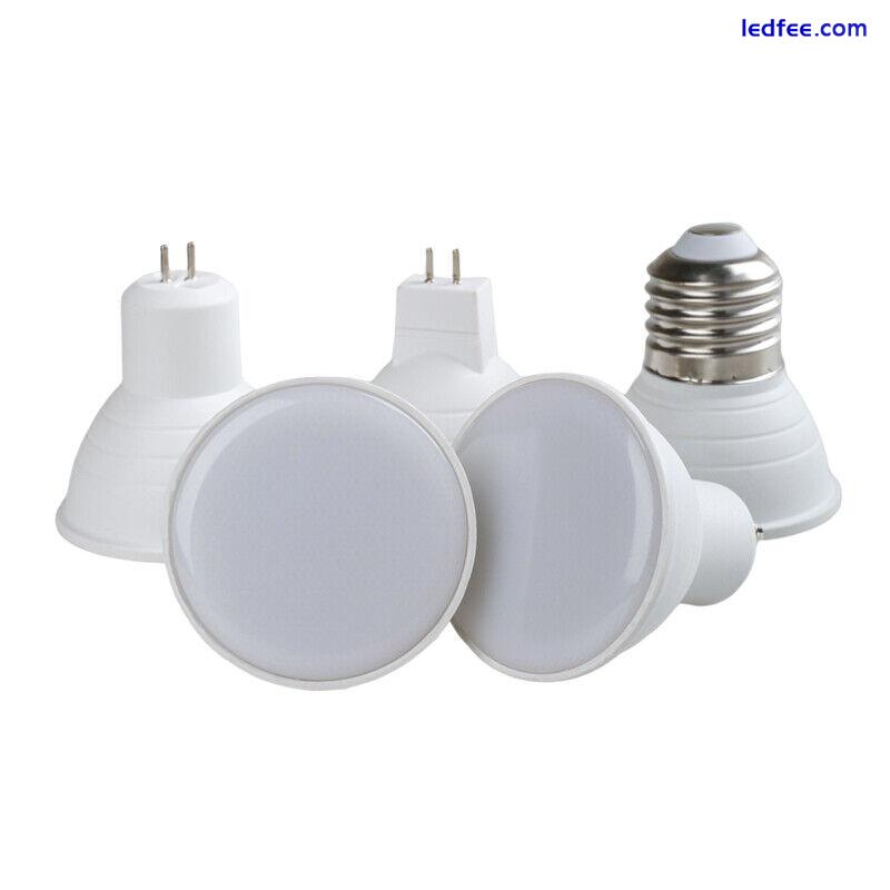 7W GU10 MR16 GU5.3 E27 B22 Dimmable 120 Degree LED Spotlight Bulbs Lamps AC 220V 4 