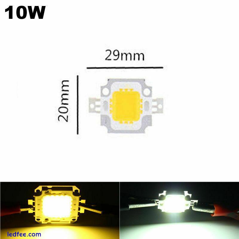 High Power LED Lamp Light COB SMD Bulb Chip DIY 10W 20W 30W 50W 70W 100W 12V 36V 1 