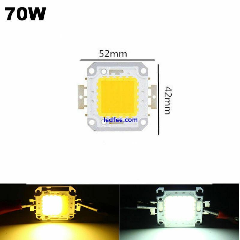 High Power LED Lamp Light COB SMD Bulb Chip DIY 10W 20W 30W 50W 70W 100W 12V 36V 5 