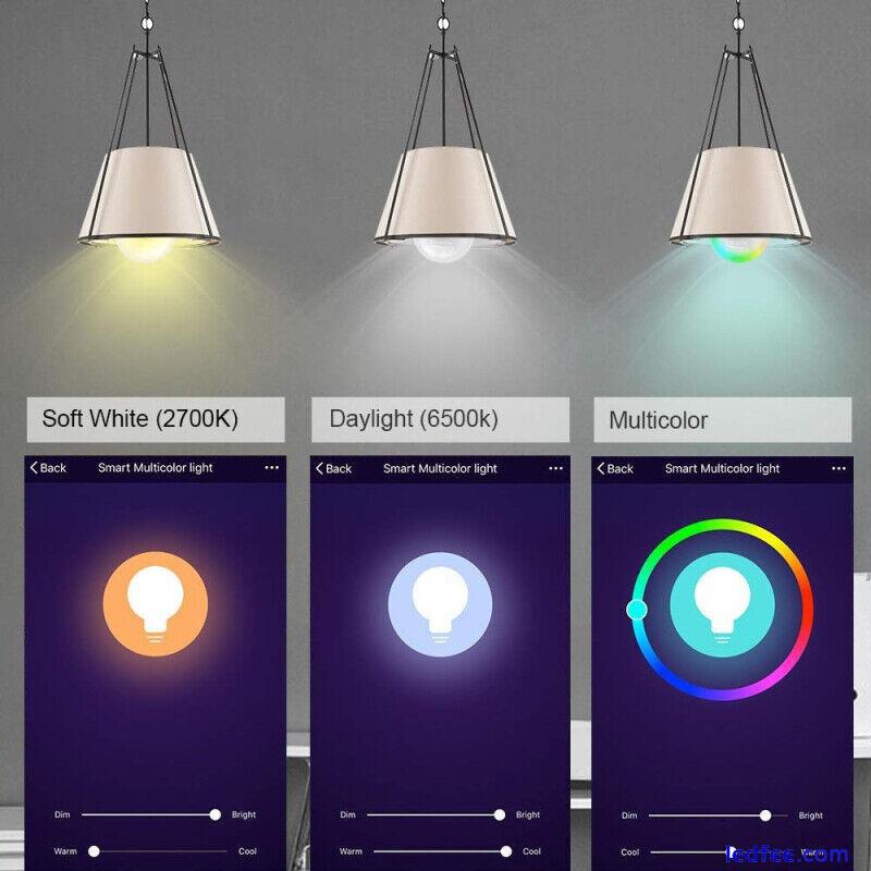 Smart bulb led light B22 9W/15W Alexa google RGB home wifi control remote 2023 4 