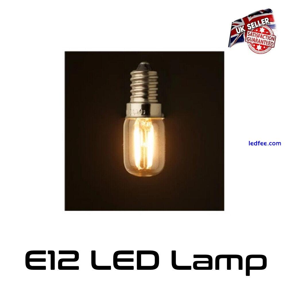 E12 LED Bulb Filament Retro Lamp 1w (10w) Small Screw 240V Warm White Light 1 