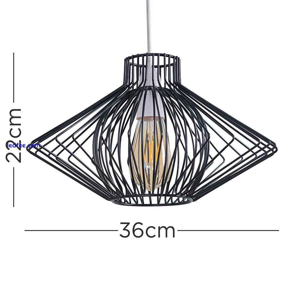 Ceiling Light Shade Industrial Metal Pendant Lampshade Living Room LED Bulb 5 
