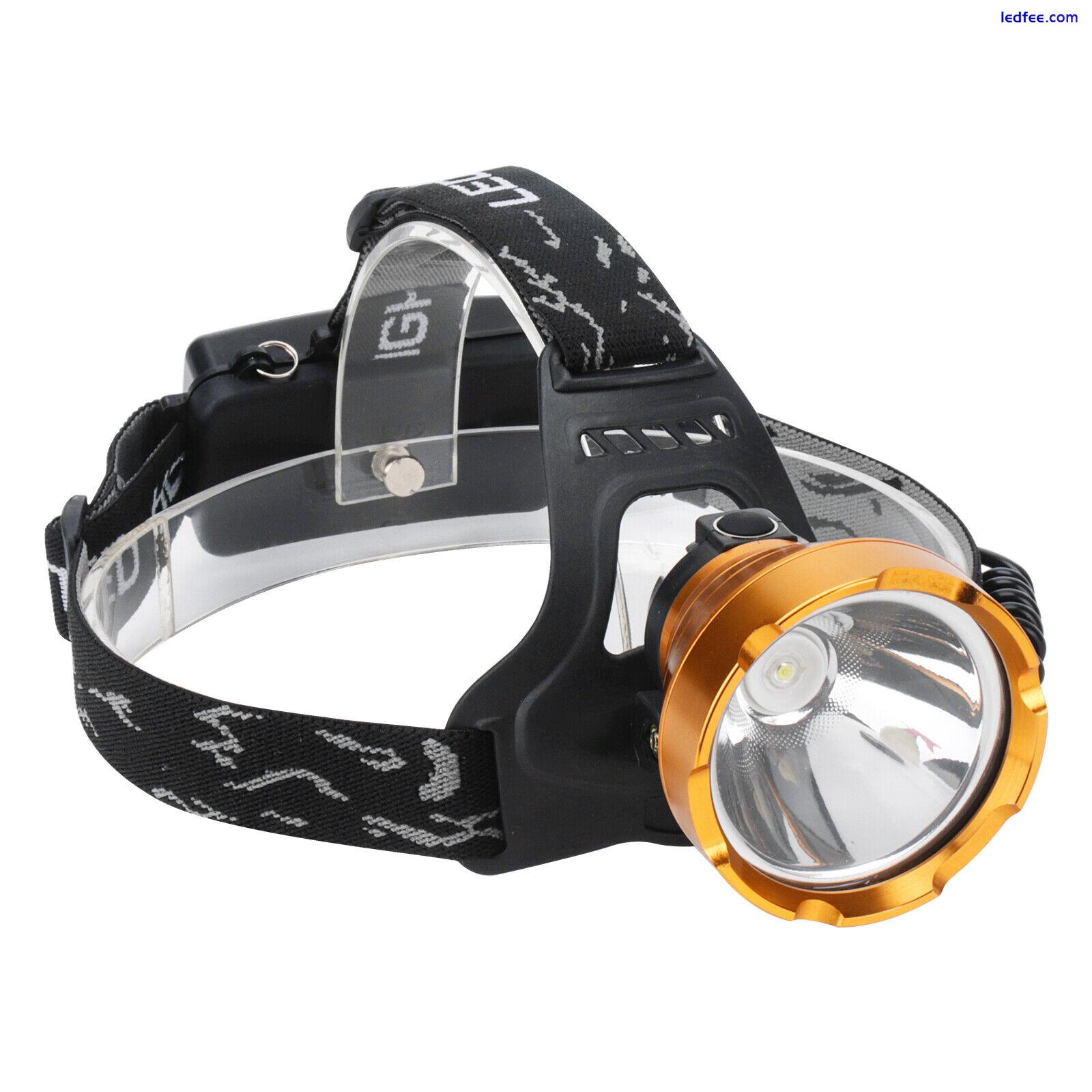 BORUIT 3000LM Camping Headlight Headlamp Torch LED USB Rechargeable Waterproof 1 