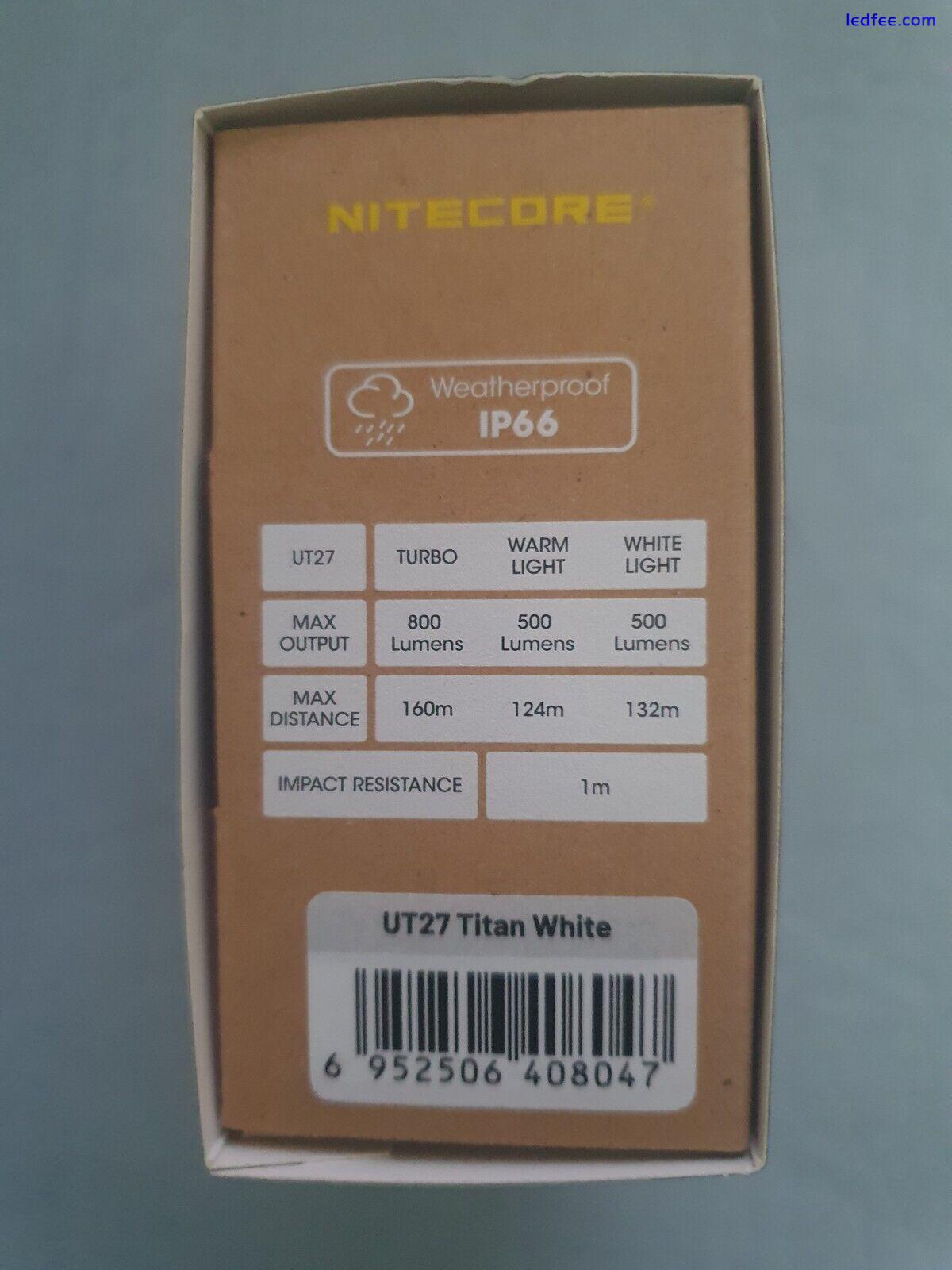 Nitecore UT27 800 lm Head torch Headlamp Original Rechargeable vs Petzl SILVA FX 4 