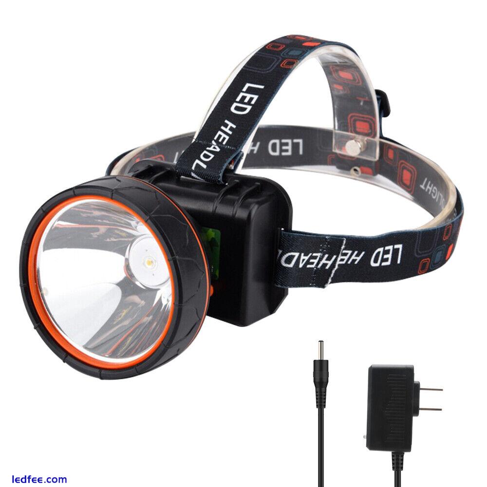 Super Bright Head Torch LED Headlight USB Rechargeable Fishing Camping Headlamp 1 