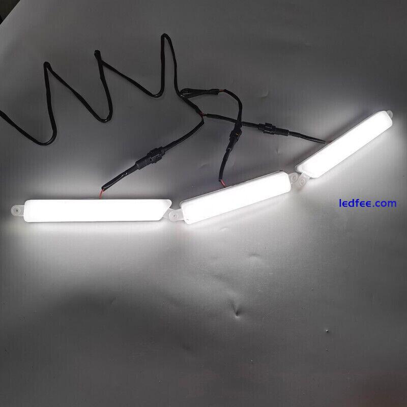 3PCS White Light Fits for Ford Everest Ranger style Grille Lamp Fog LED Light 2 