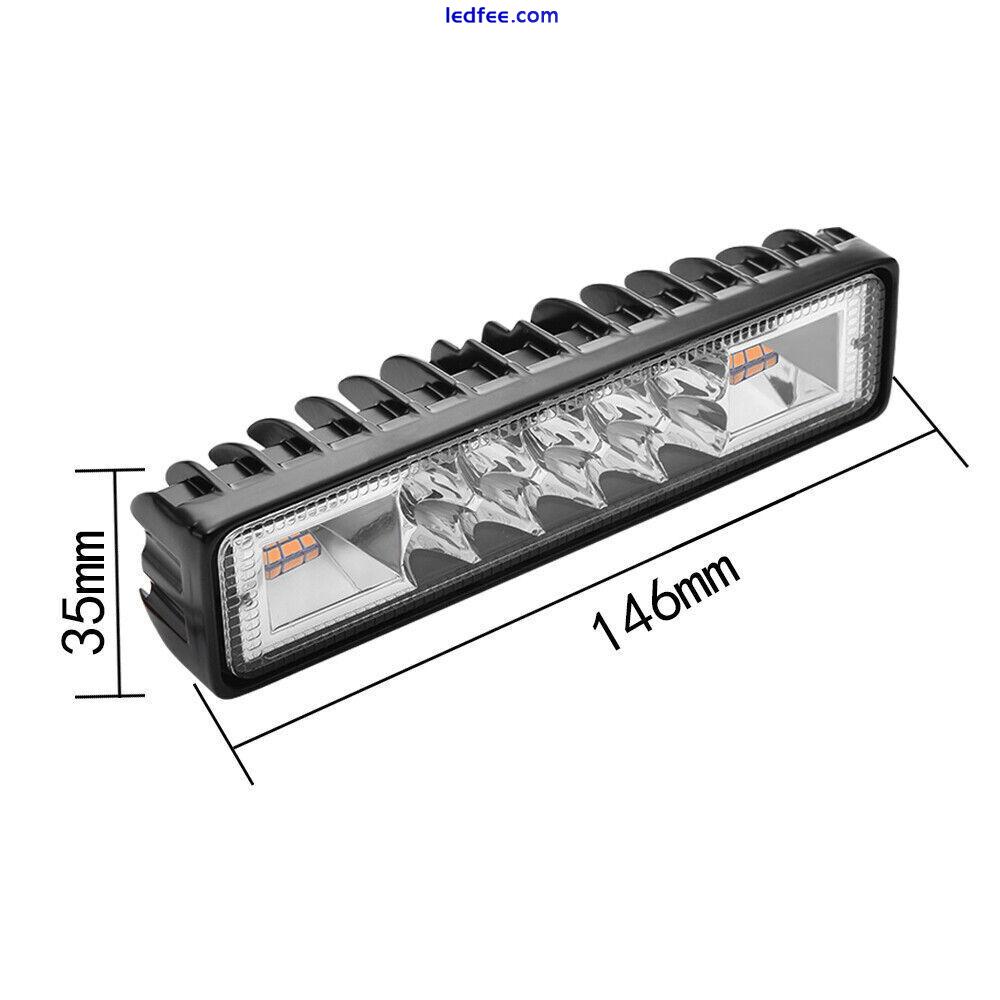 48W Strobe Flash Work Light Led Light Bar For Offroad 4X4 Atv Jeep Suv Motorcycl 0 