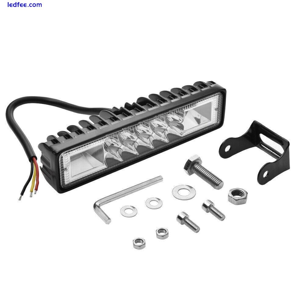 48W Strobe Flash Work Light Led Light Bar For Offroad 4X4 Atv Jeep Suv Motorcycl 1 