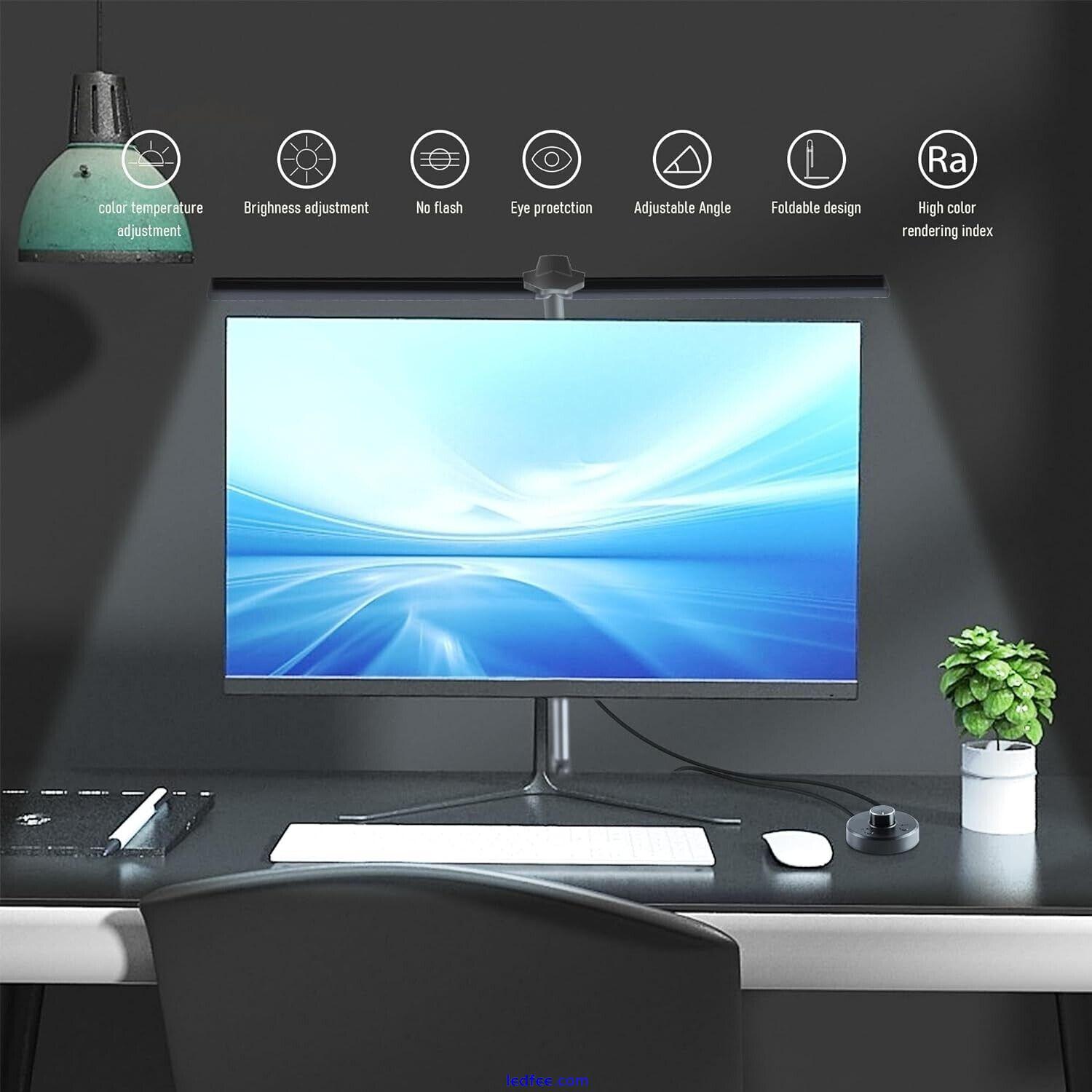 Desk Lamp Clamp 31 80cm LED Monitor Light Bar Table Lamp Home Office Gaming 0 