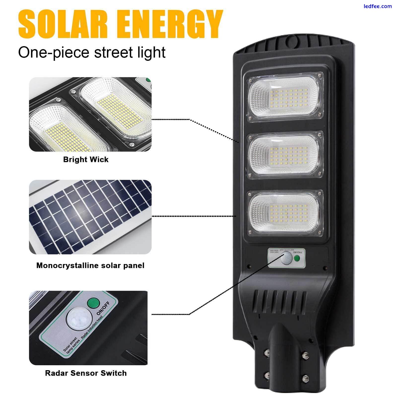 Commercial Solar Street Flood Light LED Lamp Outdoor Area Dusk To Dawn Wall Lamp 1 