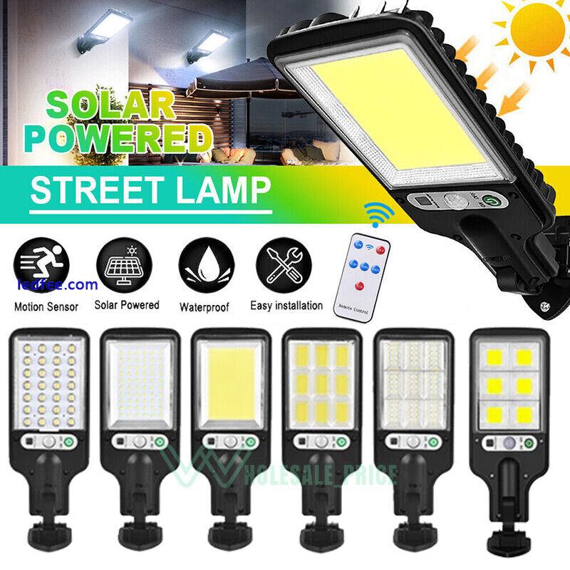 99000000LM LED Solar Flood Light Security Motion Sensor Outdoor Yard Street Wall 1 