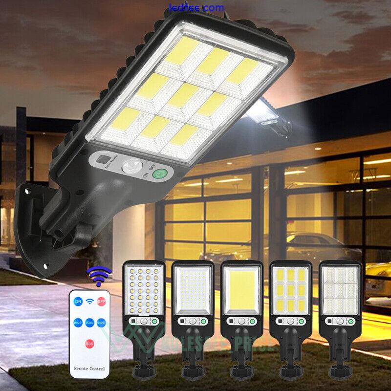99000000LM LED Solar Flood Light Security Motion Sensor Outdoor Yard Street Wall 0 