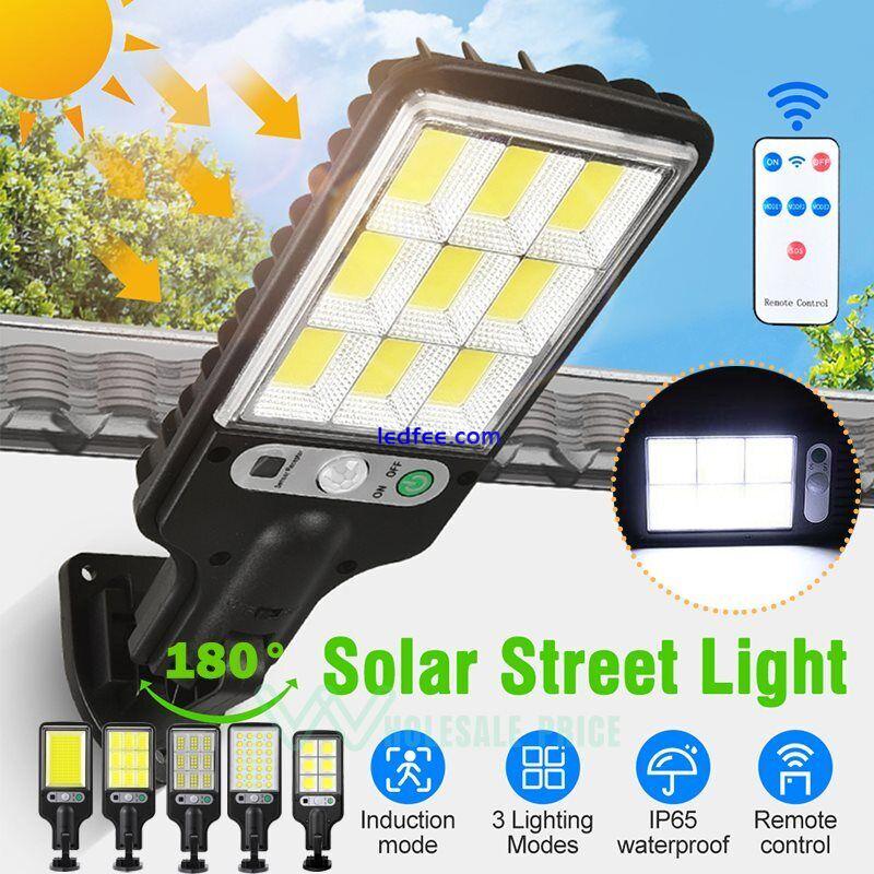 99000000LM LED Solar Flood Light Security Motion Sensor Outdoor Yard Street Wall 2 