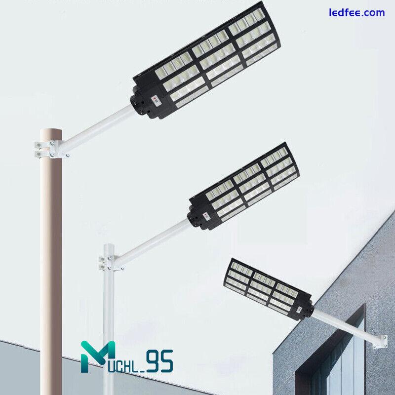 Commercial LED Solar Street Light Flood Lamp Outdoor Area Dusk To Dawn Wall Lamp 1 