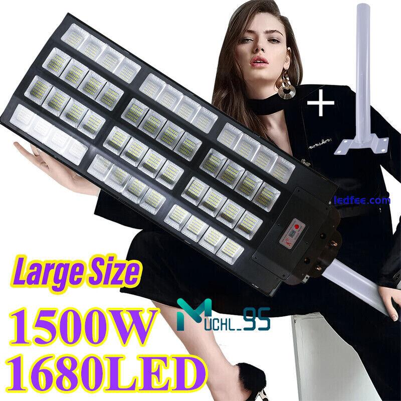 Commercial LED Solar Street Light Flood Lamp Outdoor Area Dusk To Dawn Wall Lamp 3 