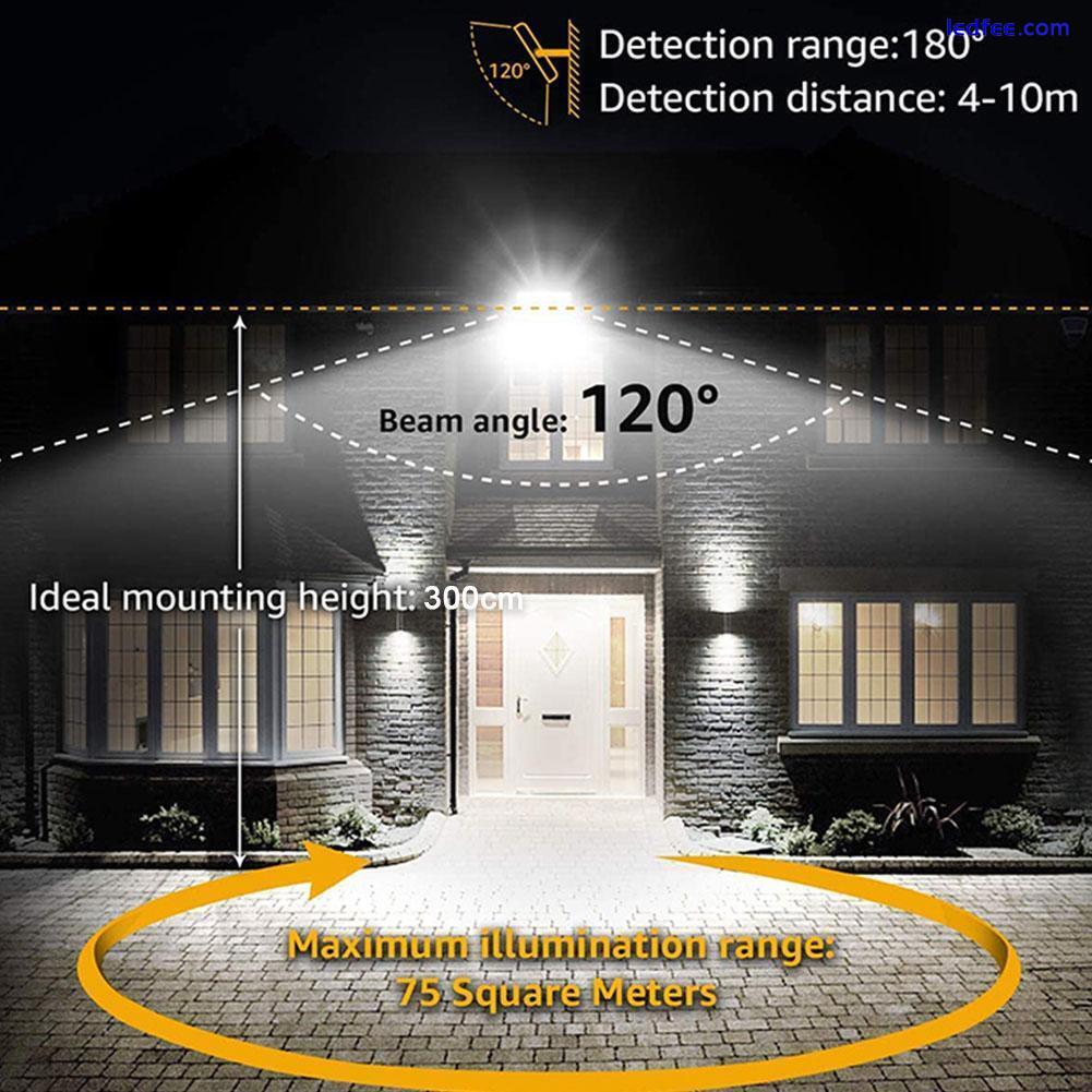 10W-150W Outdoor LED Floodlight PIR Motion Sensor Garden Flood Security Light R0 2 