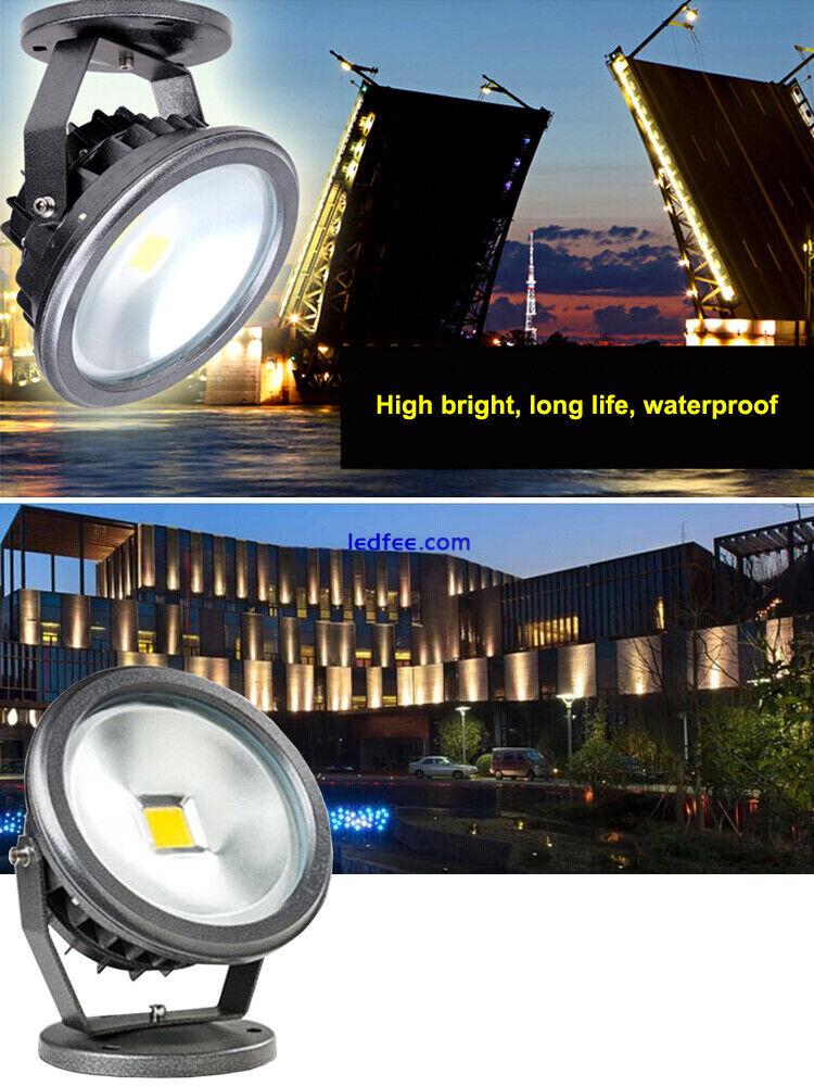 High Power LED Flood Light Waterproof Adjustable Outdoor Project Lamp Stage Road 0 