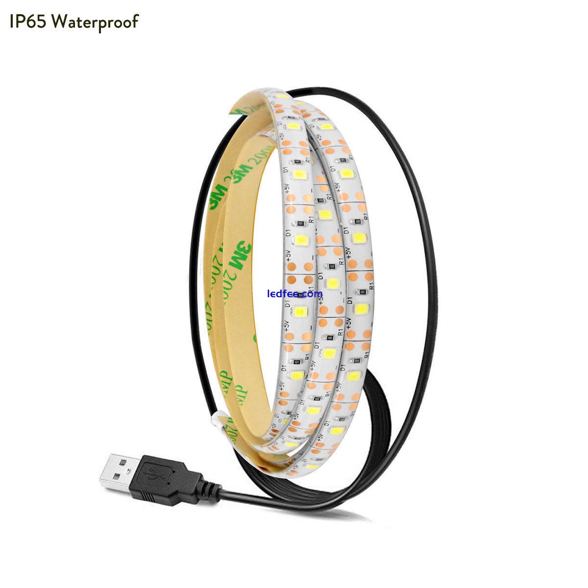 USB 5V RGB Cabinets Ceiling Self-adhesive Light Strips LED Line Light Strips 4 