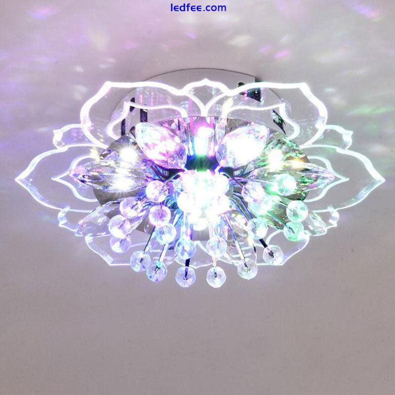 20cm 9W Modern Crystal LED Ceiling Light Fixture Hallway Pendant Lamp Chande  WB 3 