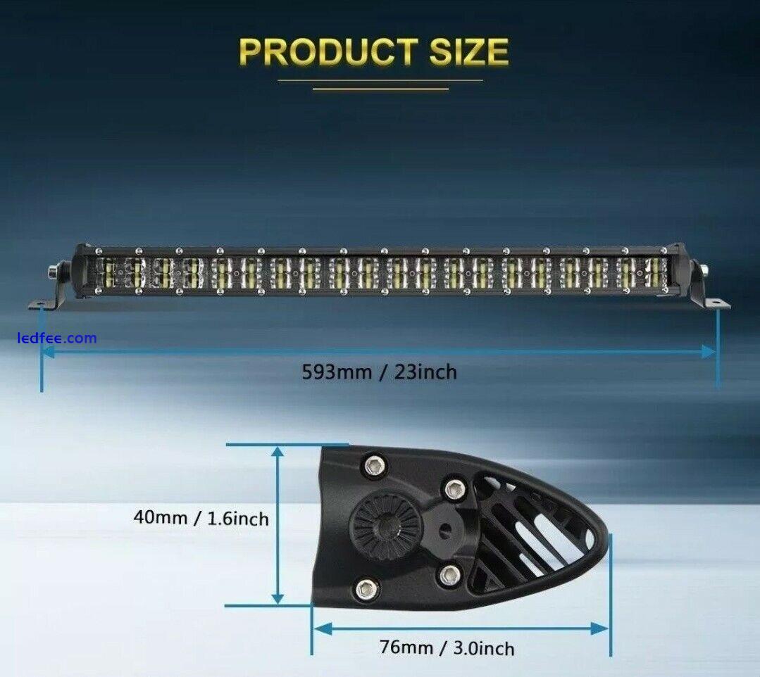 6D Silm Dual ROW 22 INCH LED  Light Bar - Combo Beam 120 Watt - Aus Stock 2 