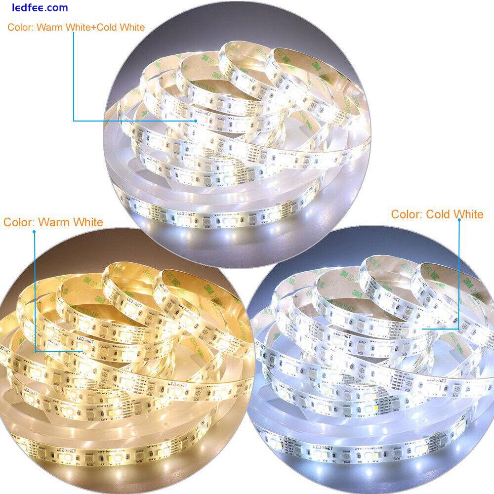 24V/12V RGB CCT LED Strip lights 5050 2835 SMD RGB+ White + Warm White Flexible 0 