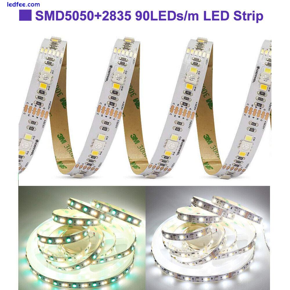 24V/12V RGB CCT LED Strip lights 5050 2835 SMD RGB+ White + Warm White Flexible 2 