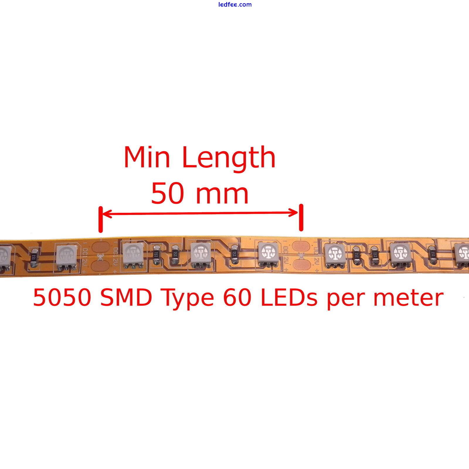 0.5-5m RGB Waterproof Flexible Strip Lighting 150-600 LEDs 3528 5050 SMD 12v 3 