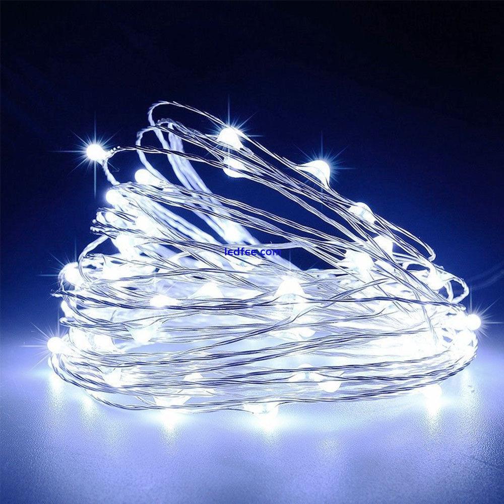 20/30/50 LED Battery Micro Rice Wire Copper Fairy String Lights Party white/RGB 0 