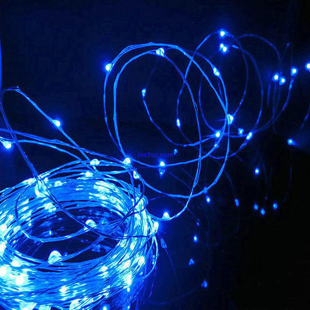 10m LED DC12V Micro Wire Copper Fairy String Christmas Lights Party + UK adapter 3 