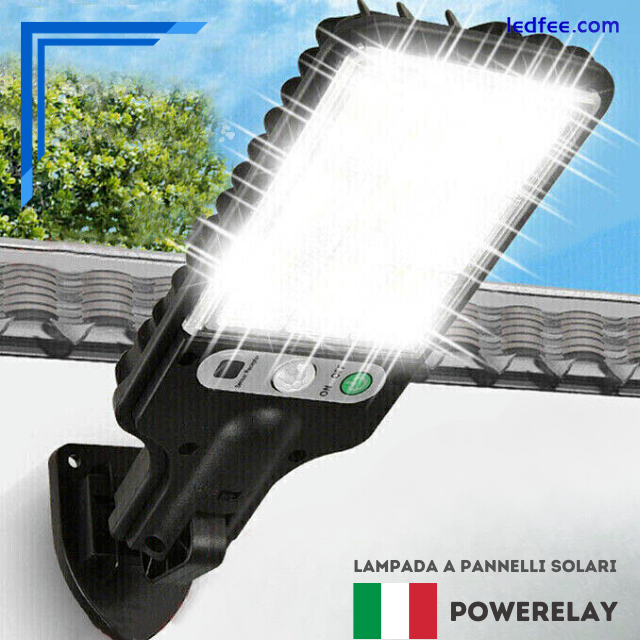 1000000LM LED Solar Motion Sensor Light Bright Garden Outdoor Street Wall Lamp 2 