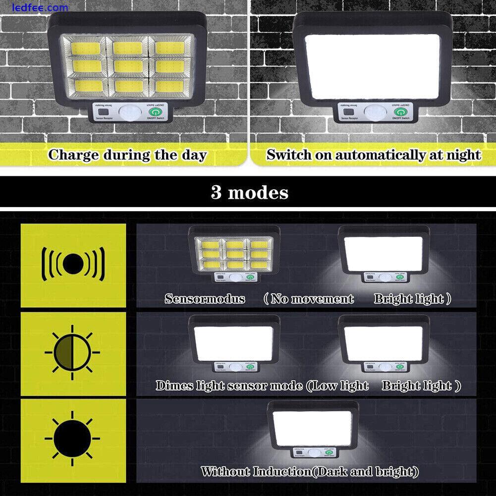 50000LM LED Solar Street Light Security Flood Lamp Motion Sensor Outdoor Lights 2 