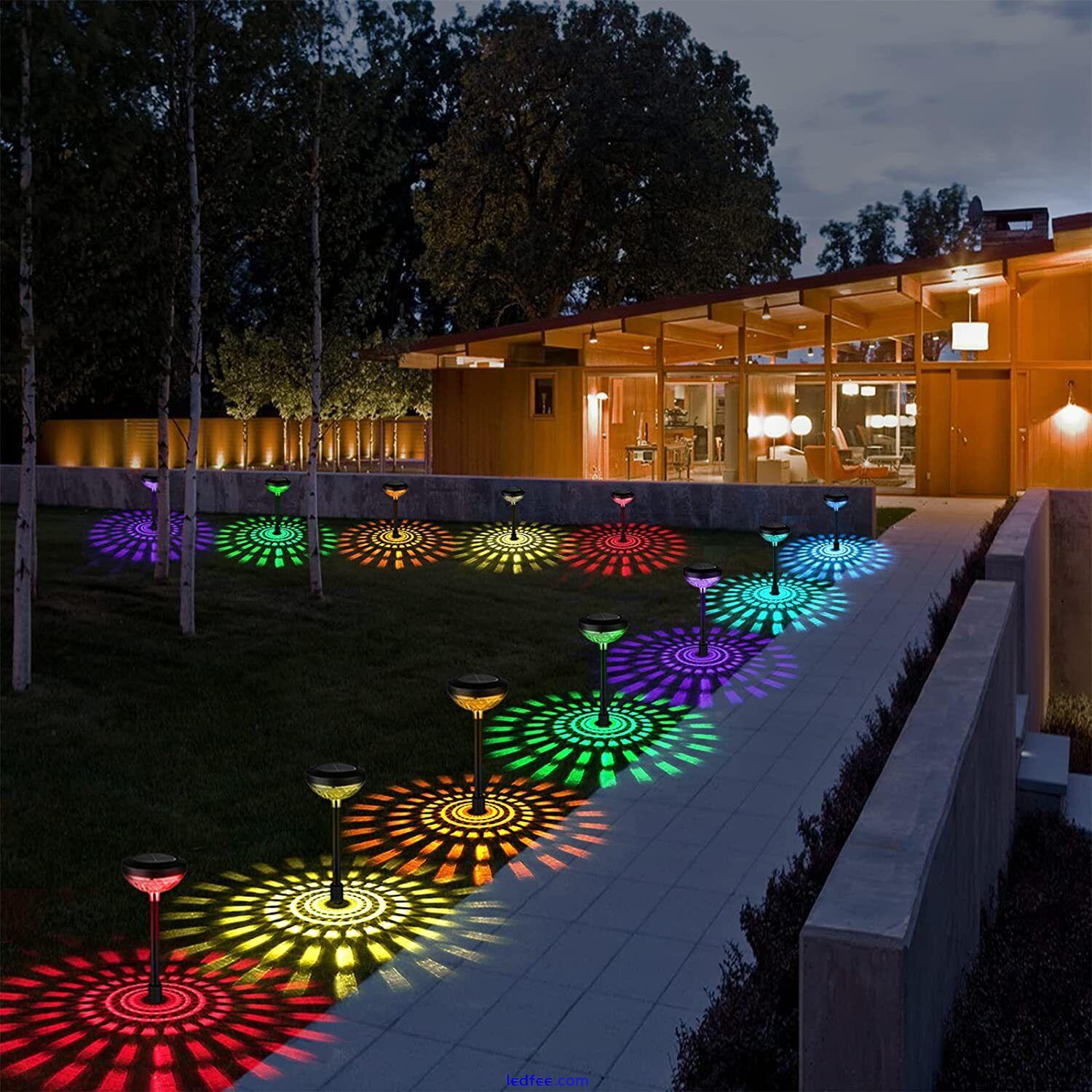 1/2Pack Solar Pathway Lights Outdoor Walkway Yard Backyard Lawn Landscape Decor 4 