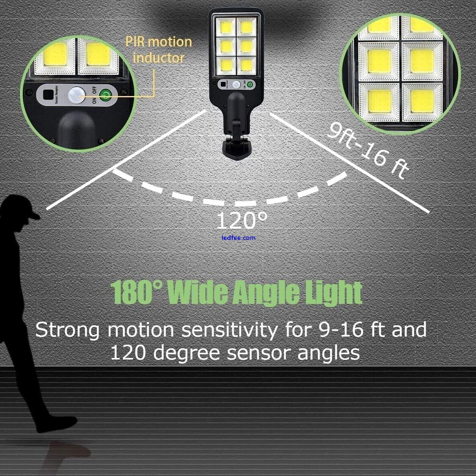 Outdoor Solar Wall LED Light PIR Motion Sensor Security Street Lamp Bright 1 