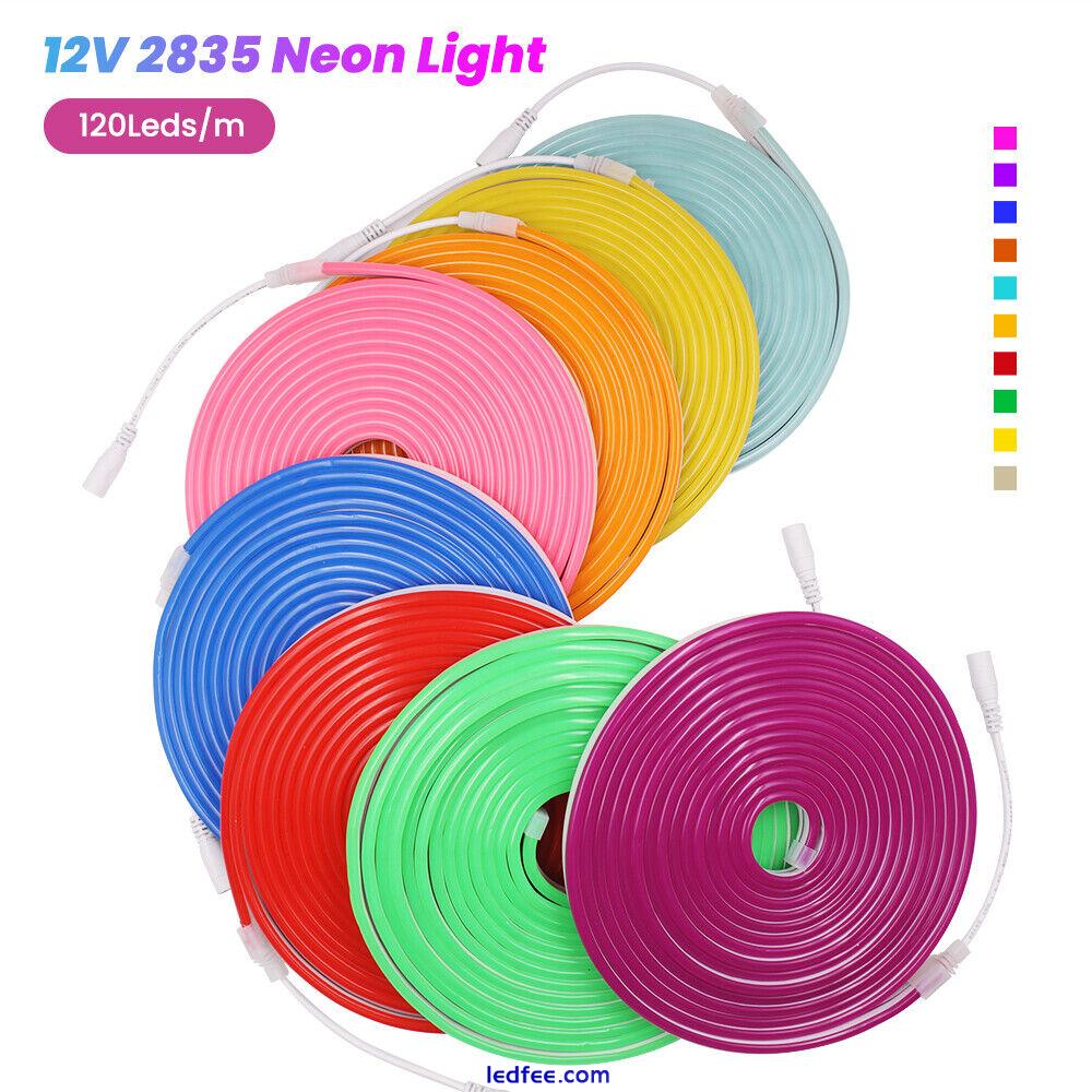 LED Strip Light Flexible Neon Flex Rope Waterproof Outdoor Garden Xmas Decor 24V 0 