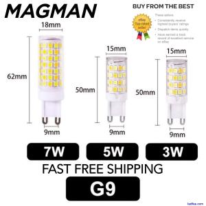 G9 LED 5W,7W,9W Light Bulb WARM WHITE Replacement For G9 Halogen Capsule Bulbs