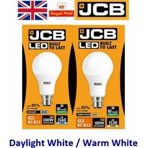 LED 100w Equiv GLS Bayonet BC B22 Light Bulb Warm White / Daylight 100 Watt JCB