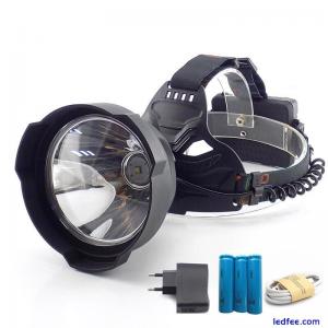 New Rechargeable USB LED Headlamp 18650 Headlight Night Head Torch Flashlight