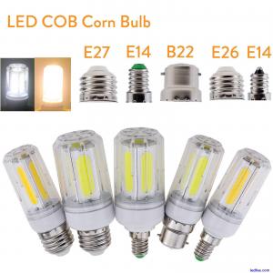 COB LED Corn Light Bulbs E27 E26 E12 B22 E14 12W 16W Save Energy 110V 220V Lamps