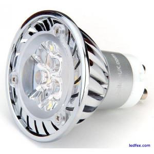 6x LED GU10 Non-Dimmable Light Bulbs 3W Daylight Spotlight Eneygy Saving 6000K