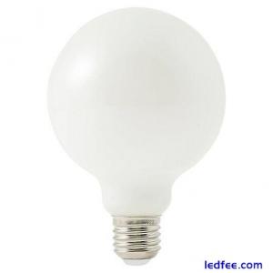 2 x Lumens LED E27 Globe Neutral white Indoor Light bulb Lamp (60W) Diall 806lm