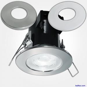 LED Downlight Dimmable 5W Recessed Ceiling Lights 3000K Warm White IP65 550LM