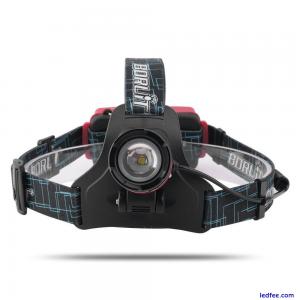 Super Bright Waterproof Head Torch Headlight LED Zoom USB Rechargeable Headlamp