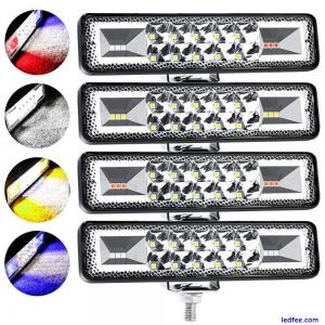 48W Strobe Flash Work Light Led Light Bar For Offroad 4X4 Atv Jeep Suv Motorcycl