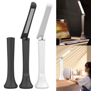 USB Rechargeable Led Reading Desk Lamp Folding Touch Table Bedside Night Light
