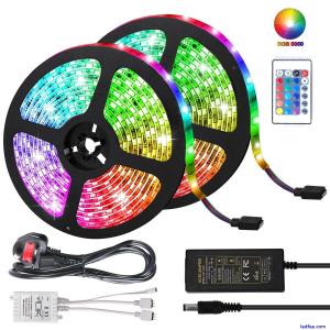 5050 LED Strip Lights RGB Colour Changing Tape Cabinet Kitchen Lighting 5m-30m