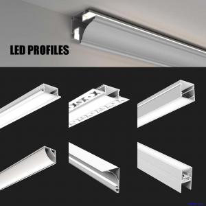 1M LED Profiles Aluminium Channel With Diffuser For LED Strip Light V/U-Shape